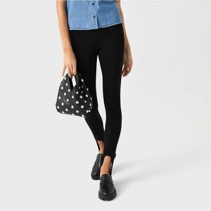 Frame Jetset Stirrup Jeans Stirrup Leggings Size 1 Black